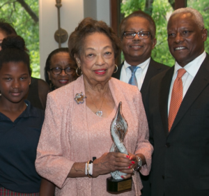 Drucie Chase with family at the DCCE 2018 Evening of Honors